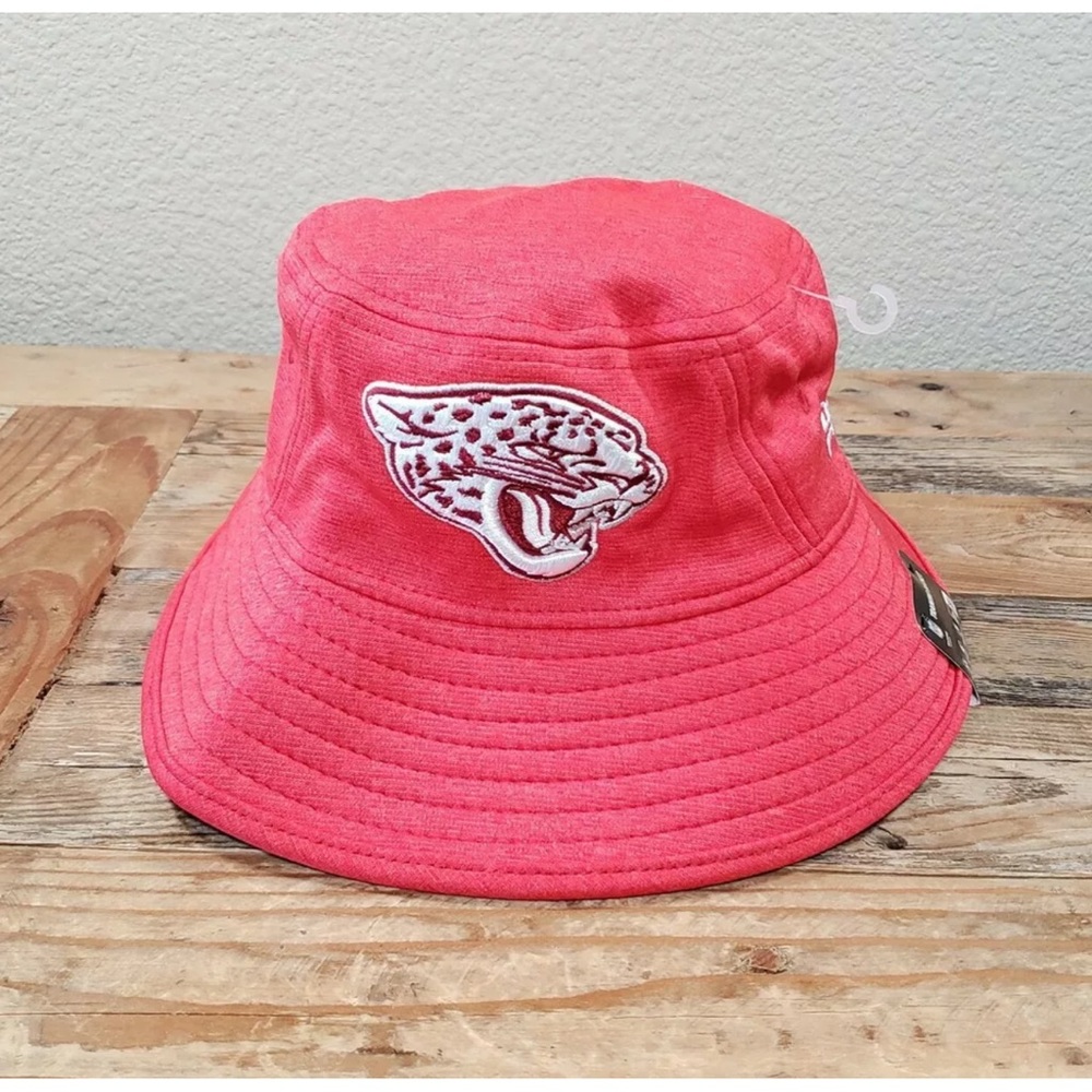 New Era NFL Jacksonville Jaguars On Field Pro Bowl Bucket Hat Red Cap Size M/L